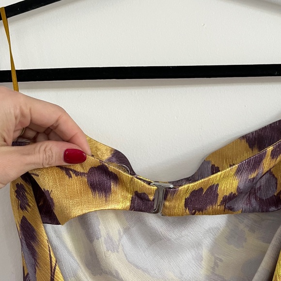 Moondance Purple and Gold/Yellow Simkhai Maxi Dress - Picture 6 of 7